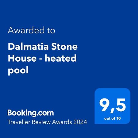 Гостевой дом Dalmatia Stone House - Heated Pool Biorine Экстерьер фото